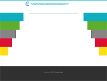 Tablet Screenshot of fundforeducationabroad.com